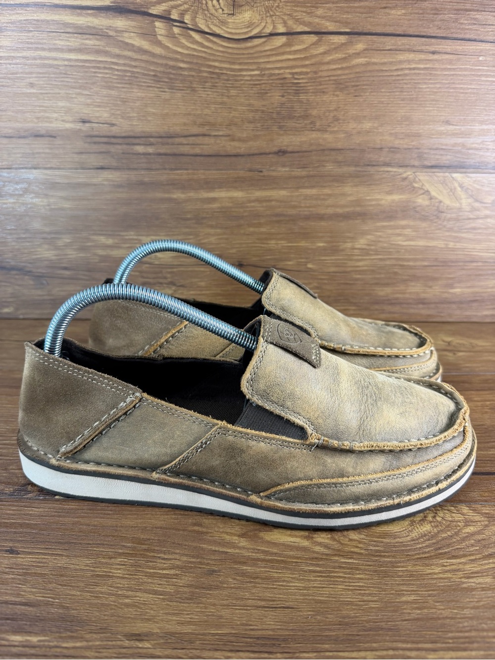 Ariat Cruiser Loafers Mens 8.5 Brown Leather Slip On Shoes